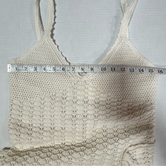 NWT Z SUPPLY ELEENA KNIT CROCHET MAXI DRESS SIZE M. ADJUSTABLE SHOULDER STRAPS - Picture 8 of 13